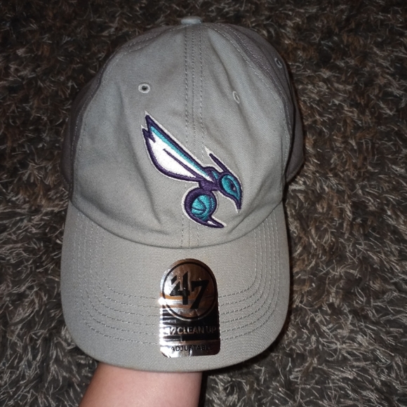 Charlotte Hornets Other - Charlotte Hornets Basketball Gray Baseball Cap
